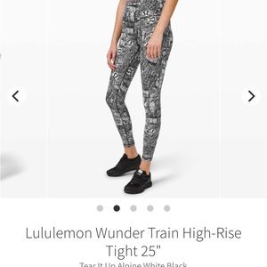 Lululemon Wunder train high rise tight